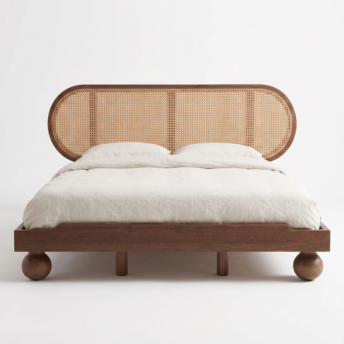 Ashford Grove Bed — White background angle 1