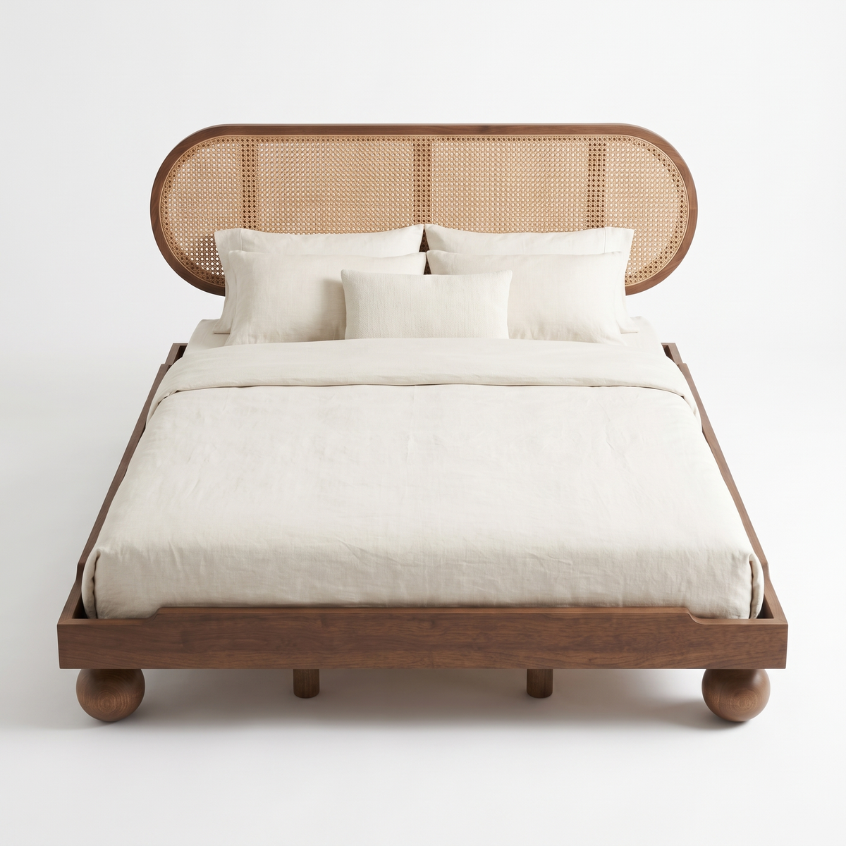 Ashford Grove Bed — White background angle 4