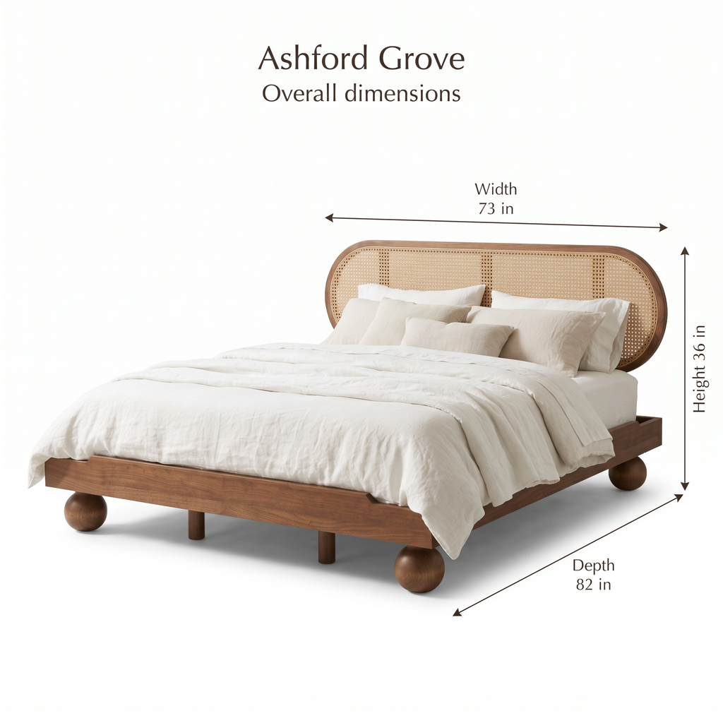 Ashford Grove Bed — Dimensions