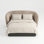 Ashford Crest Bed — White background angle 4