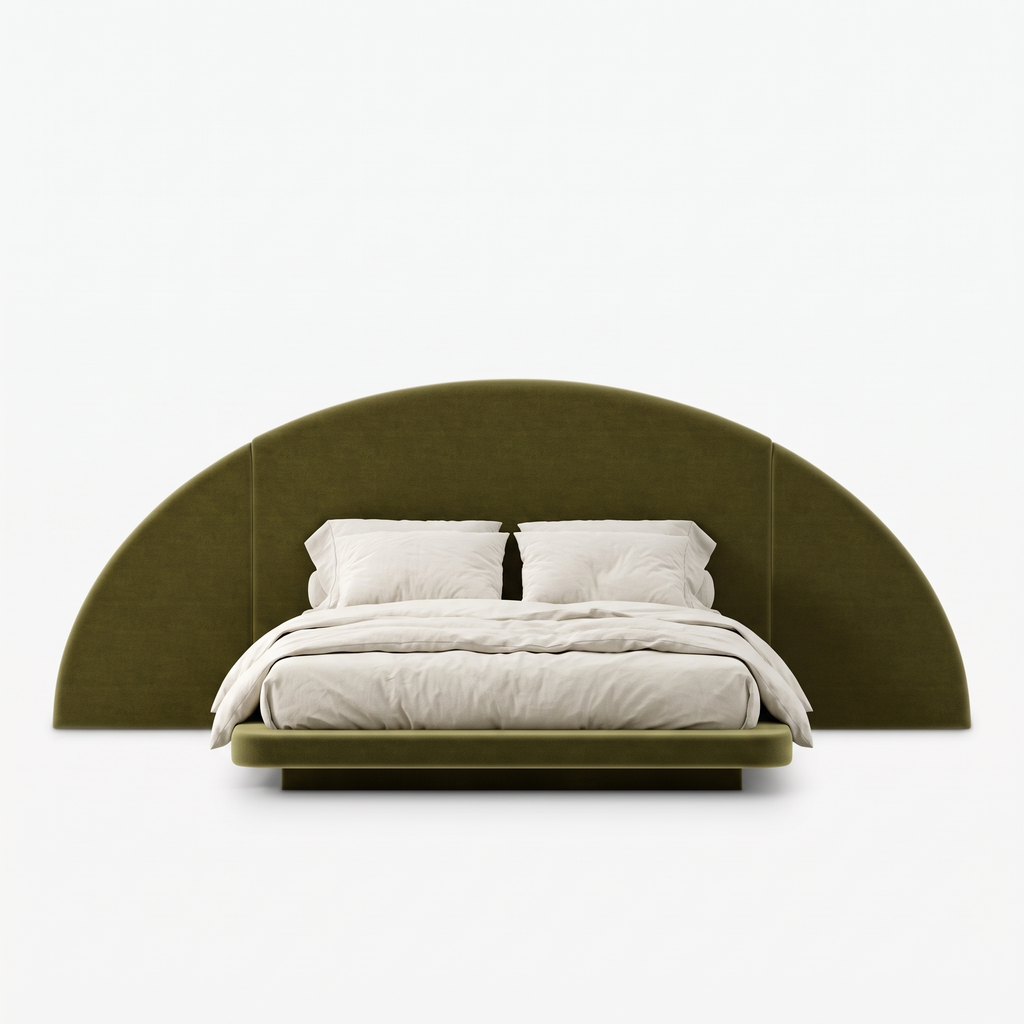 Ashford Field Bed — White background angle 1