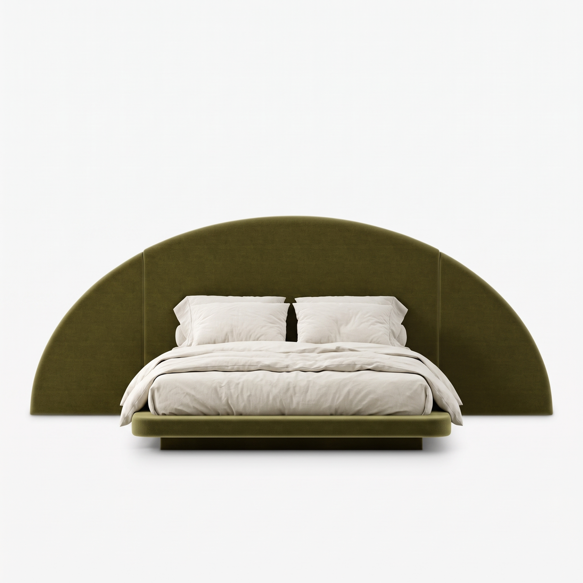 Ashford Field Bed — White background angle 1