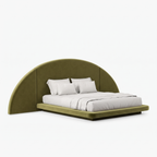 Ashford Field Bed — White background angle 2