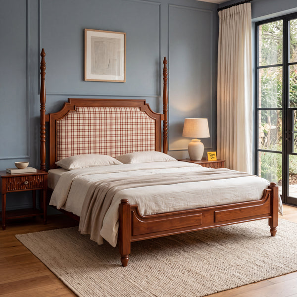 Ashford Wood Bed — main lifestyle hero