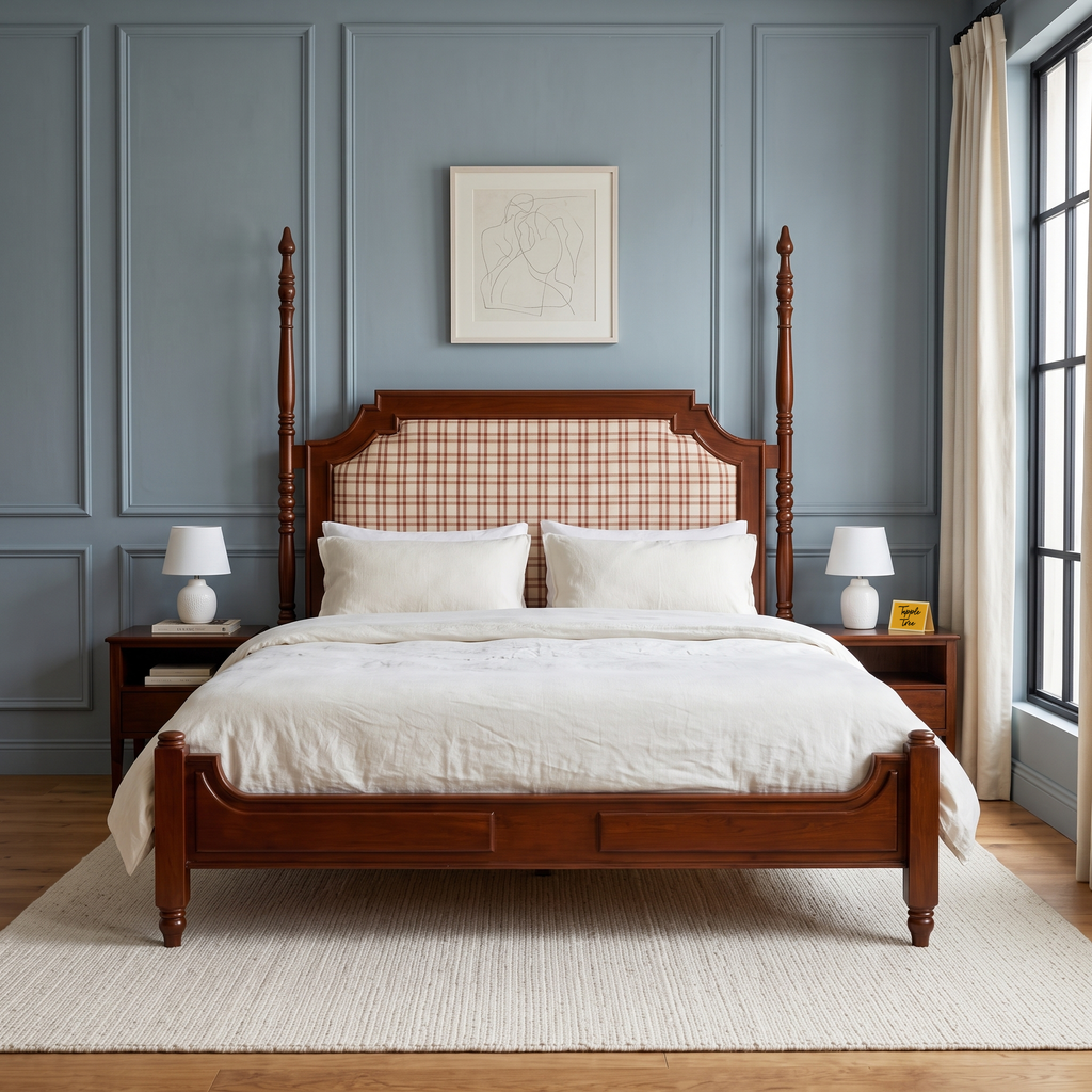 Ashford Wood Bed — Lifestyle angle 1