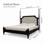 Ashford Shore Bed — Dimensions