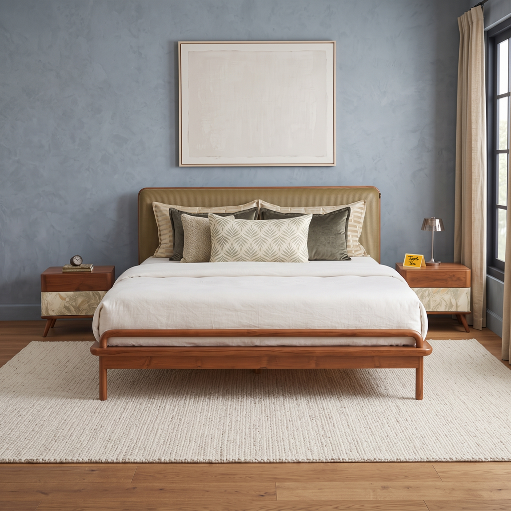 Ashford Stone Bed — Lifestyle angle 1
