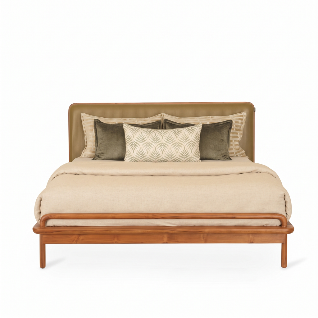 Ashford Stone Bed — White background angle 1