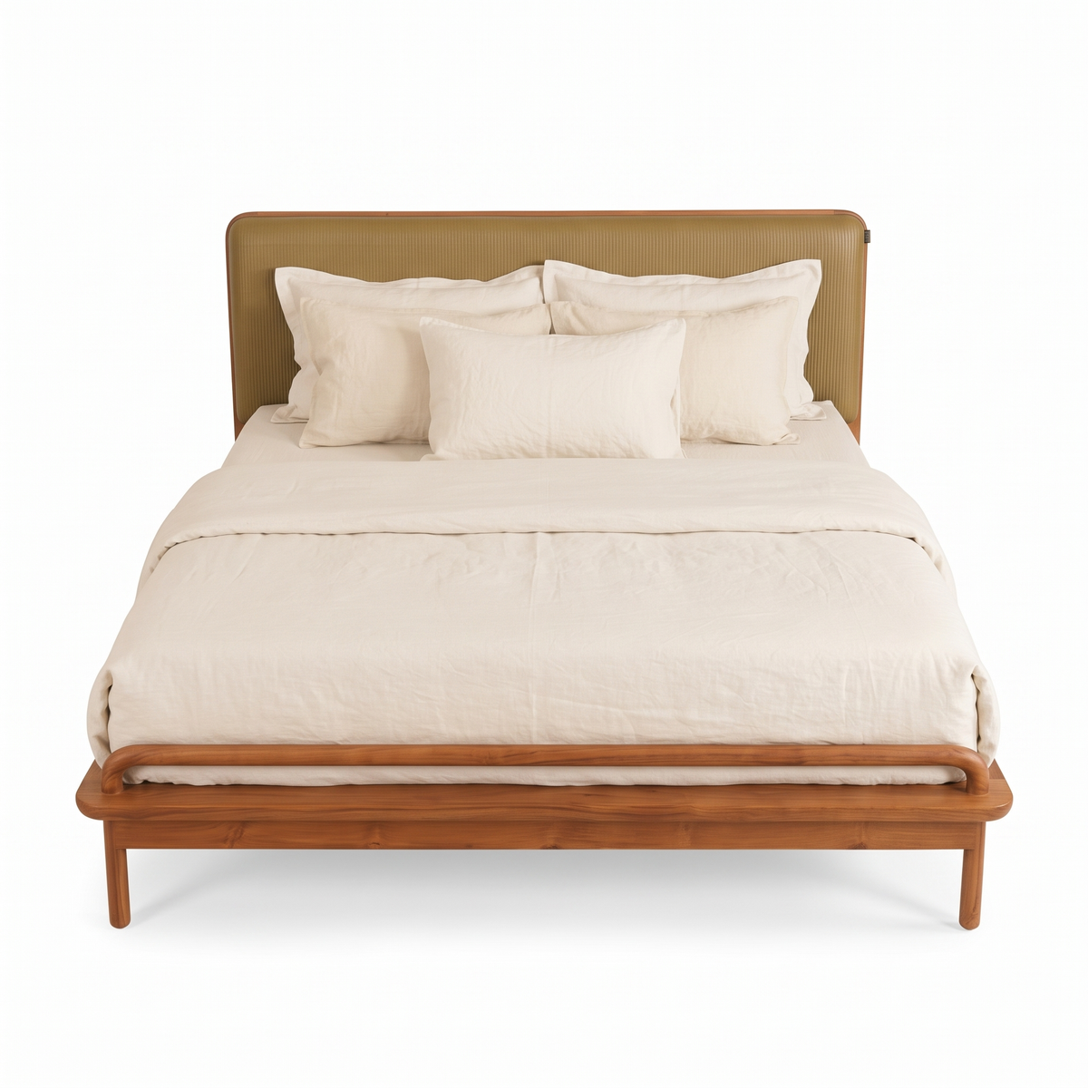 Ashford Stone Bed — White background angle 4