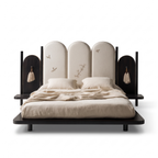 Aster Grove Bed — White background angle 1