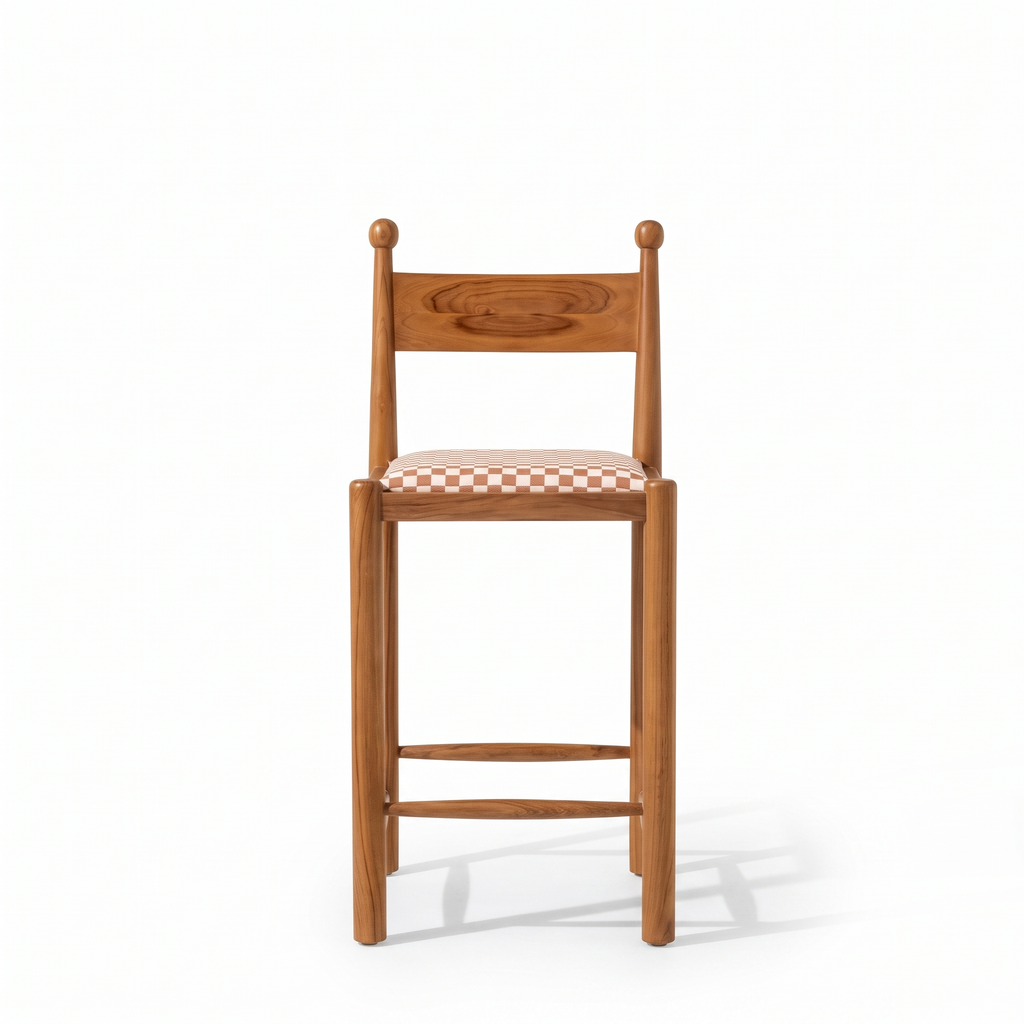 Arden Grove Bar Chair — White background angle 1