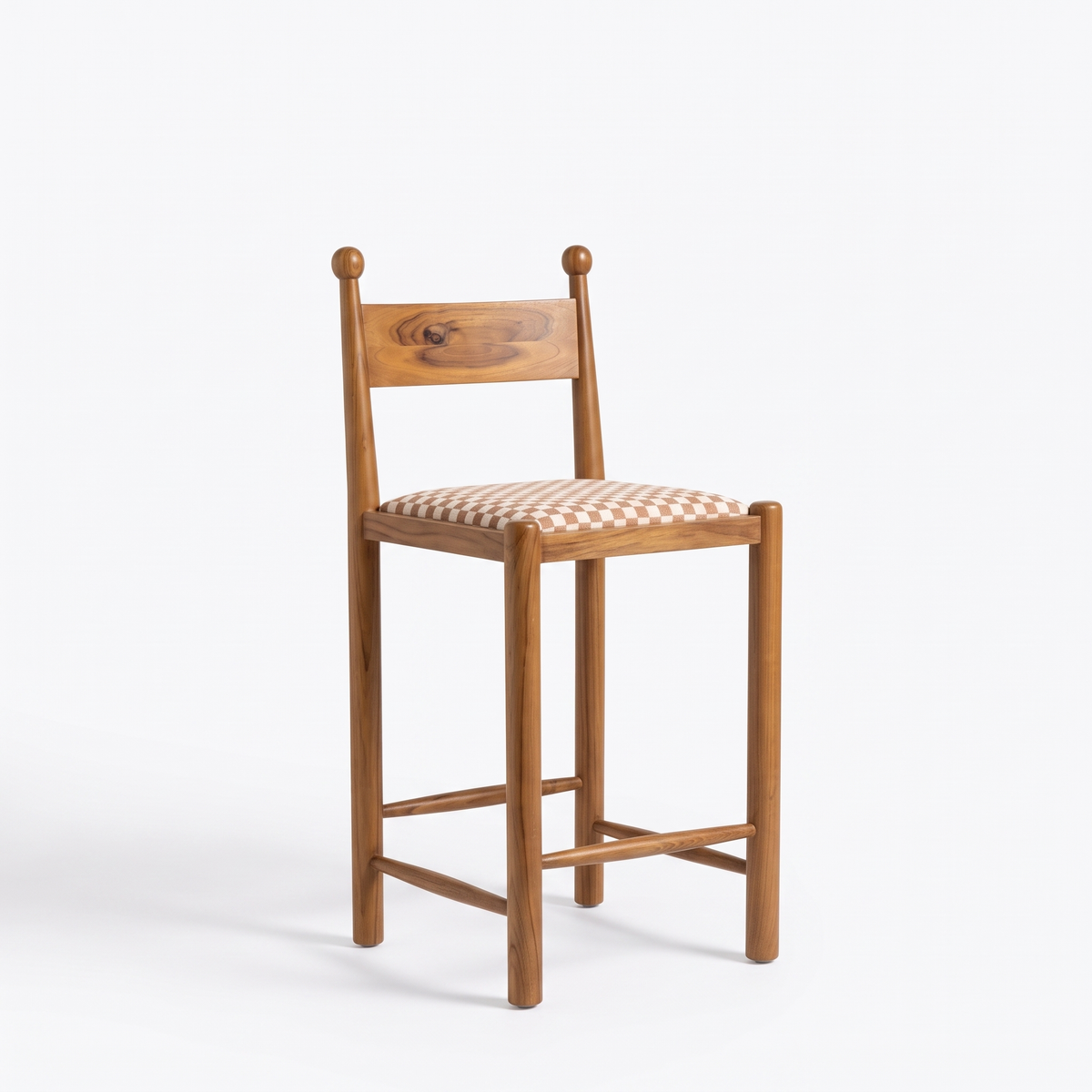 Arden Grove Bar Chair — White background angle 2