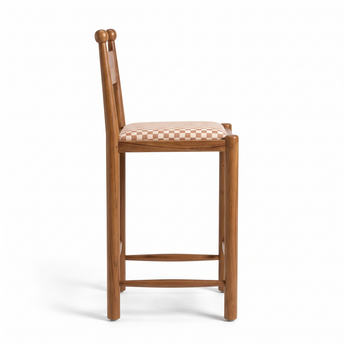 Arden Grove Bar Chair — White background angle 4