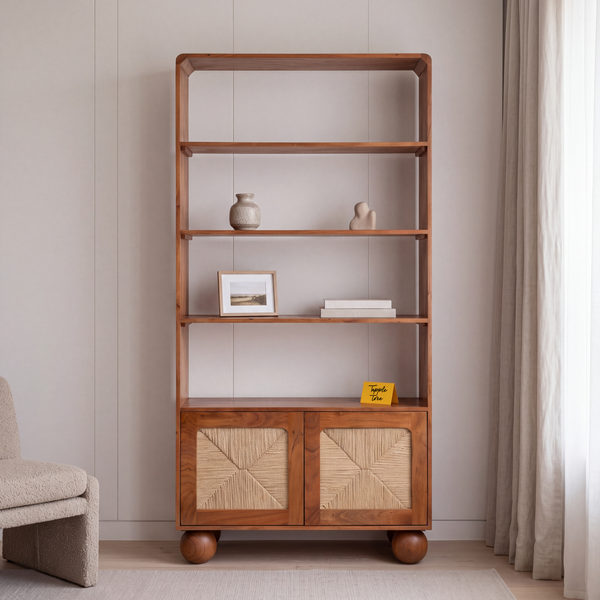 Belden Glen Bookcase — main lifestyle hero