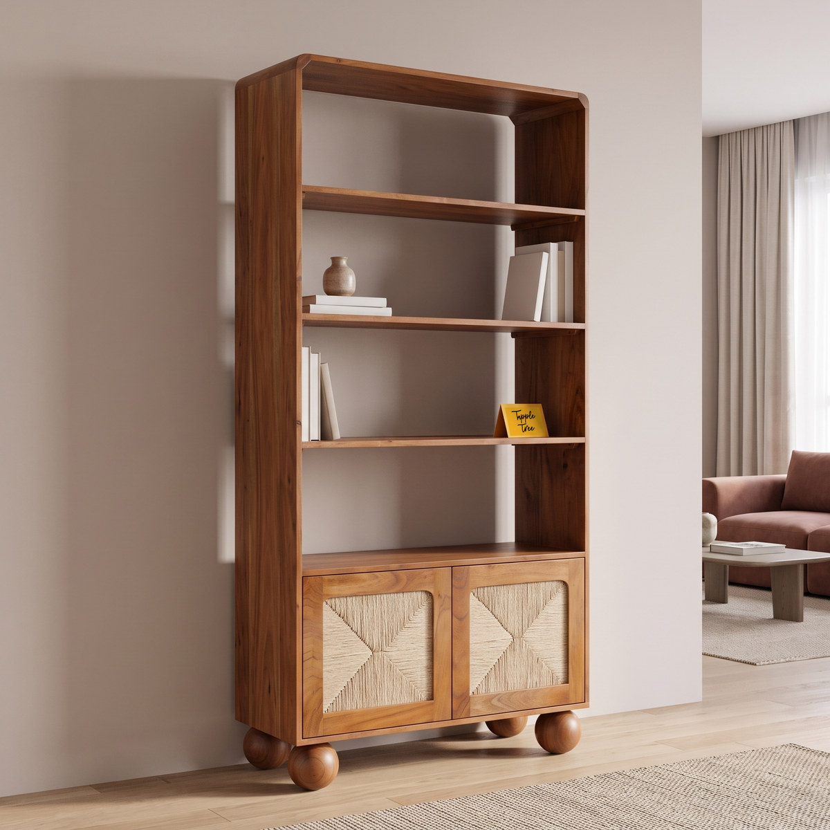 Belden Glen Bookcase — Lifestyle angle 2