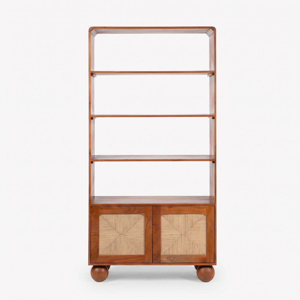Belden Glen Bookcase — White background angle 1
