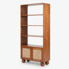 Belden Glen Bookcase — White background angle 3
