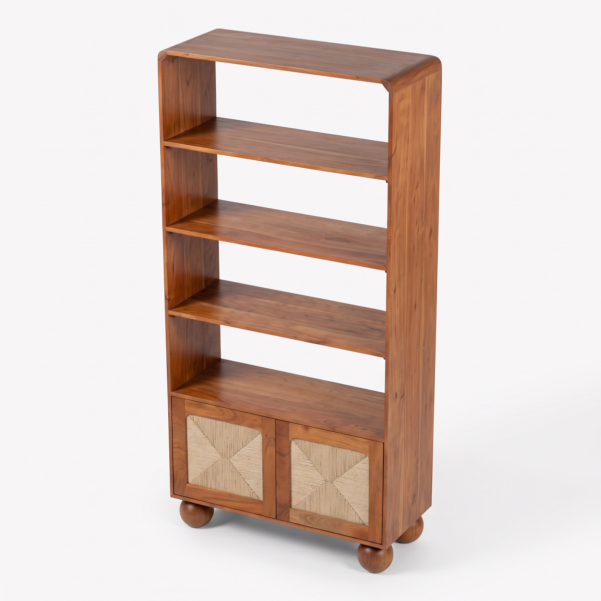Belden Glen Bookcase — White background angle 4