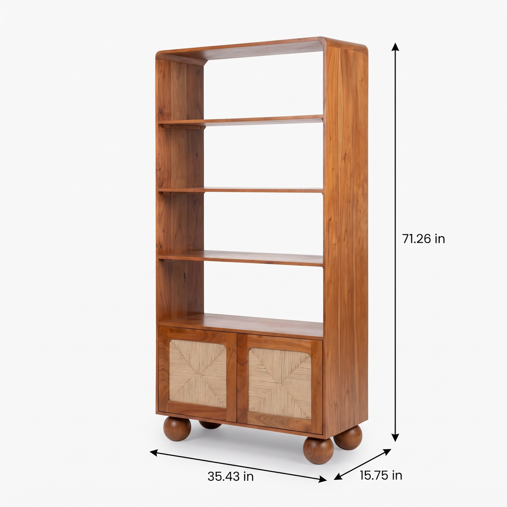 Belden Glen Bookcase — Dimensions