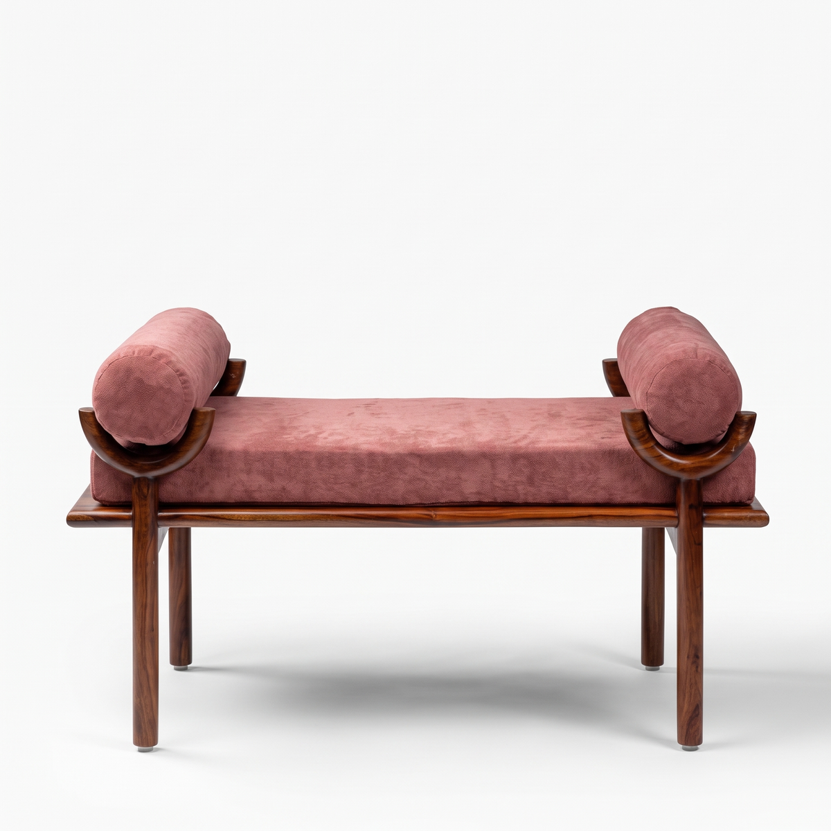 Aubrey Hill Bench — White background angle 1