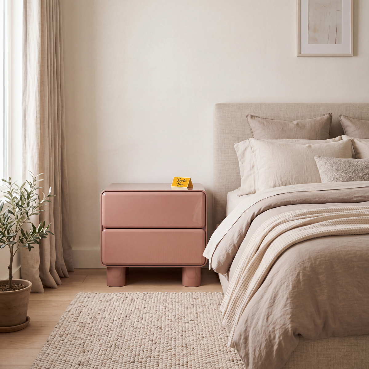 Aster Brook Bedside Table — main lifestyle hero