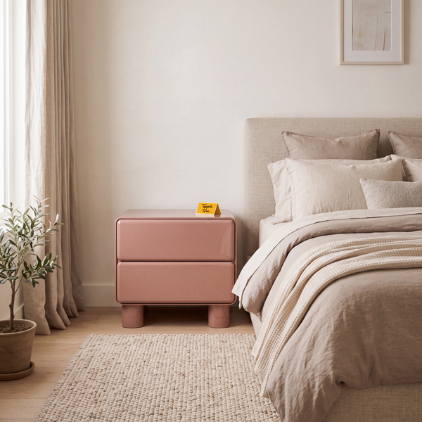 Aster Brook Bedside Table — main lifestyle hero