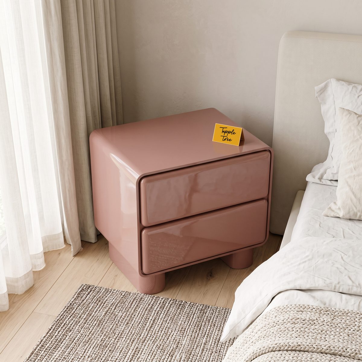 Aster Brook Bedside Table — Lifestyle angle 4