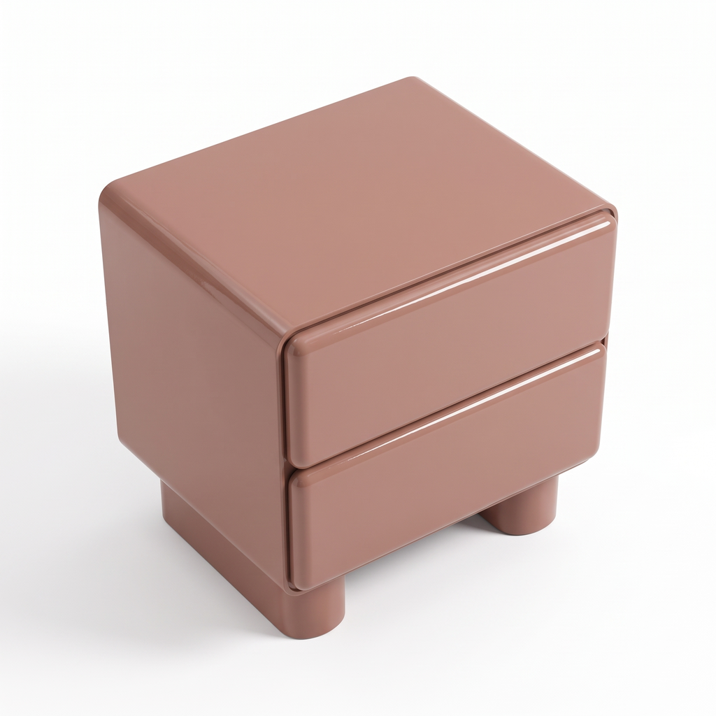 Aster Brook Bedside Table — White background angle 4