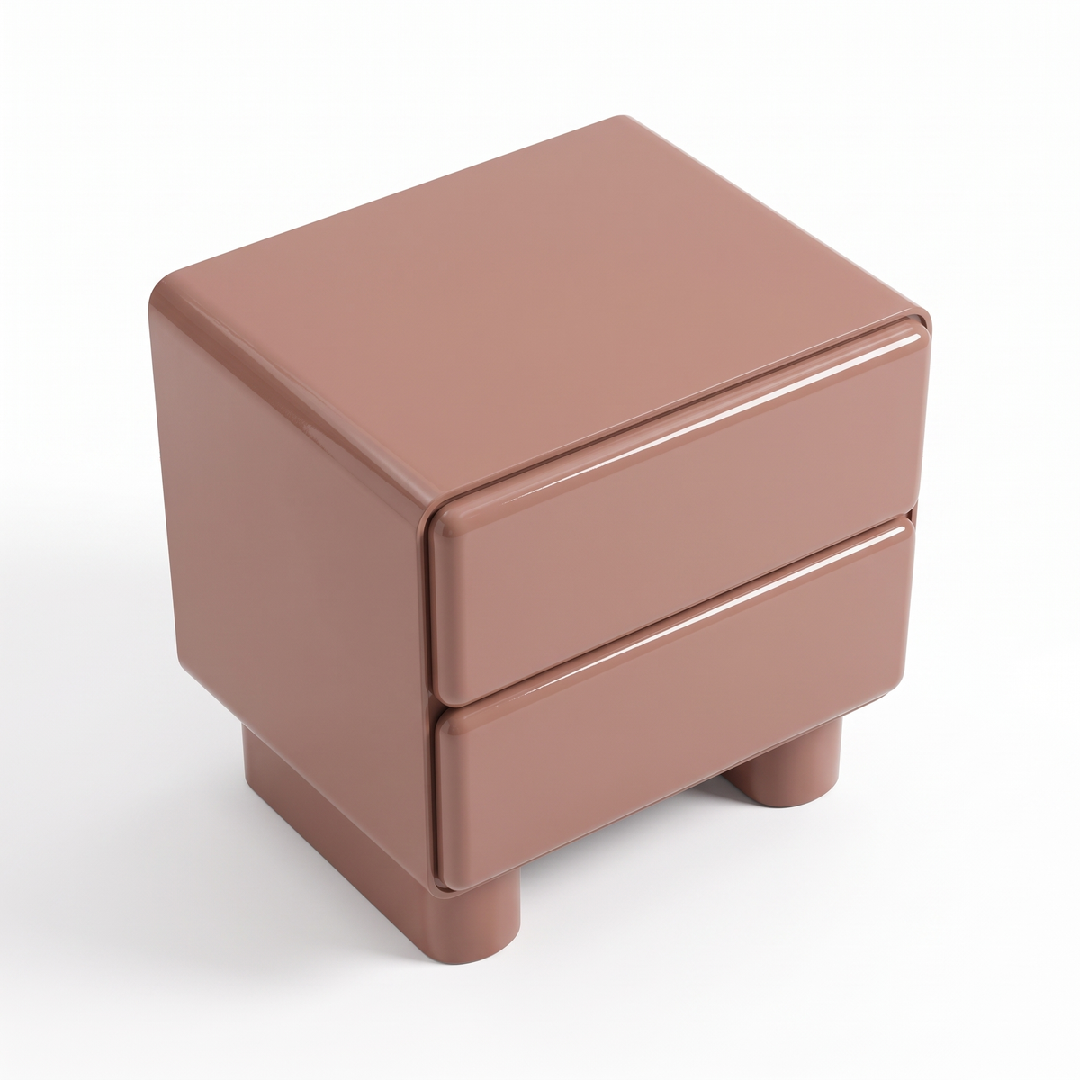 Aster Brook Bedside Table — White background angle 4