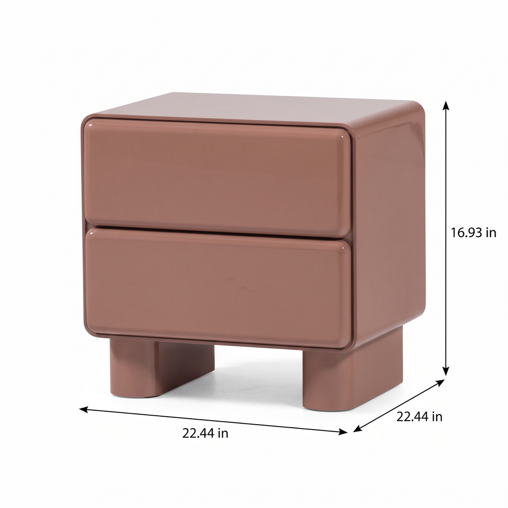 Aster Brook Bedside Table — Dimensions