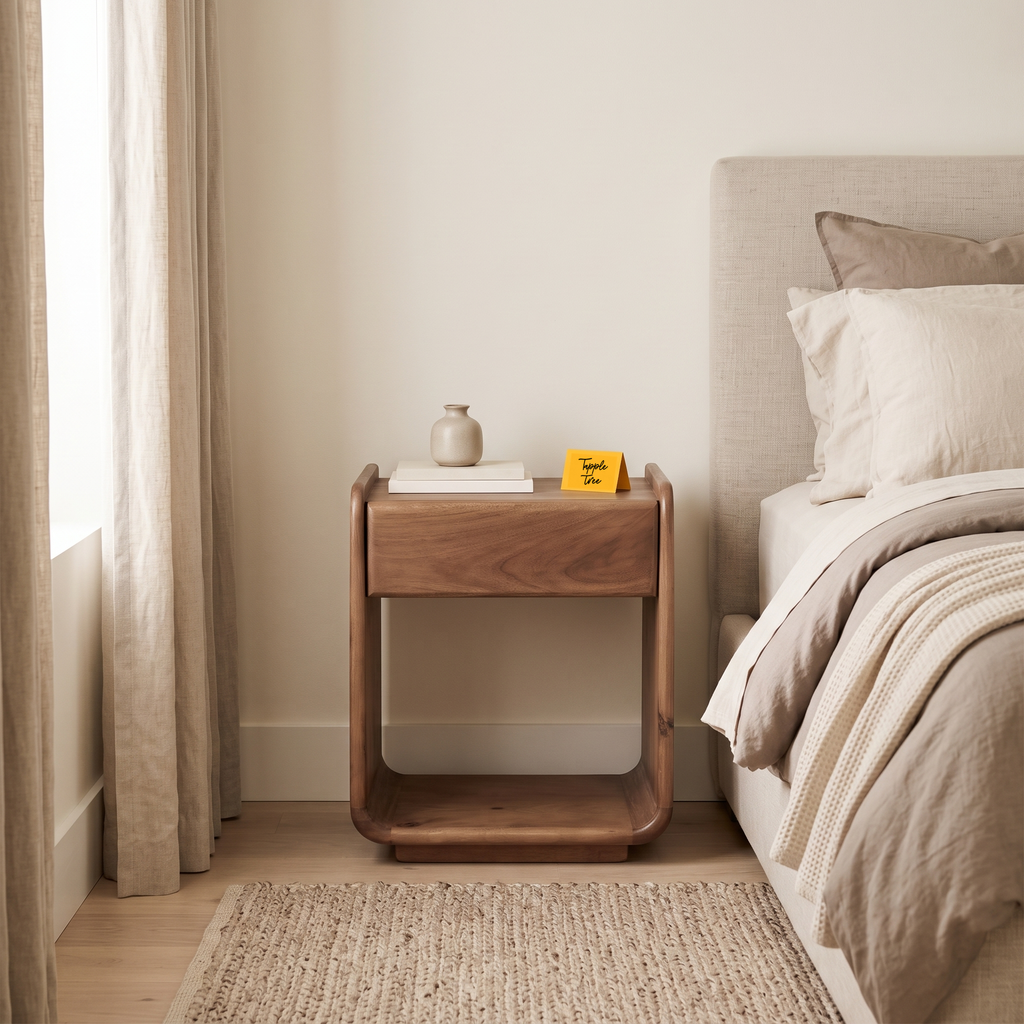 Aubrey Field Bedside Table — Lifestyle angle 1