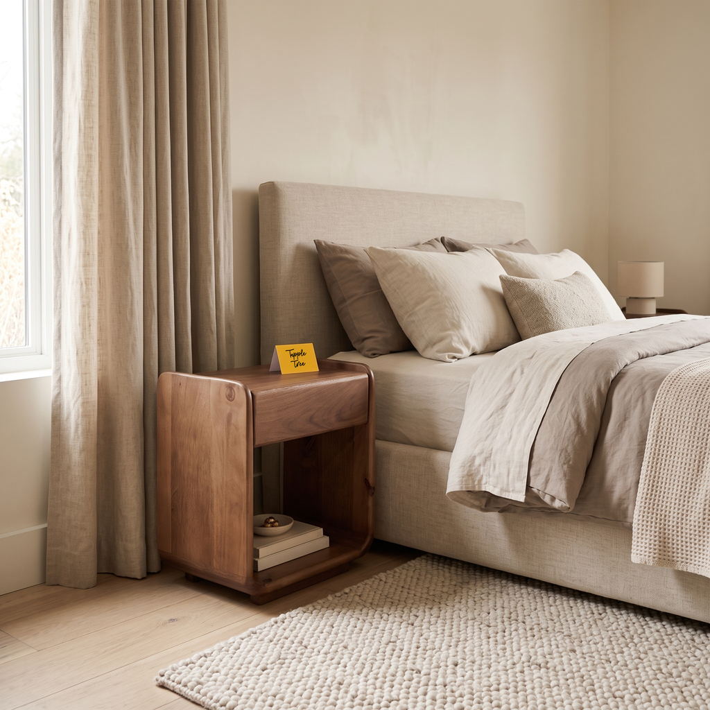 Aubrey Field Bedside Table — Lifestyle angle 2