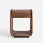 Aubrey Field Bedside Table — White background angle 1