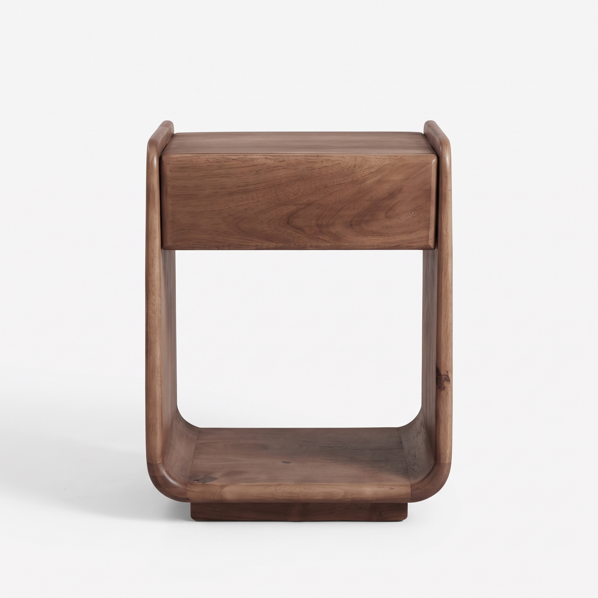 Aubrey Field Bedside Table — White background angle 1