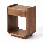 Aubrey Field Bedside Table — White background angle 3