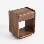 Aubrey Field Bedside Table — White background angle 4