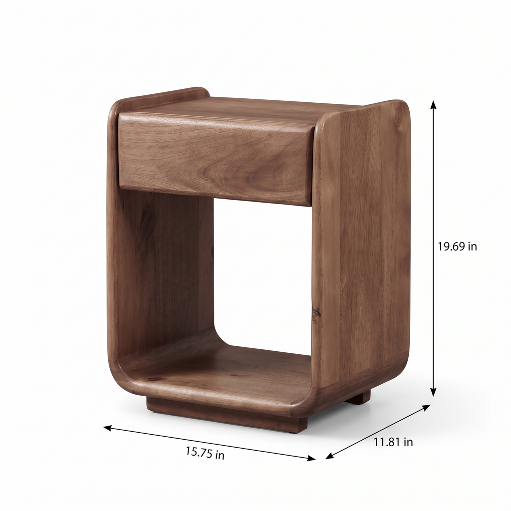 Aubrey Field Bedside Table — Dimensions
