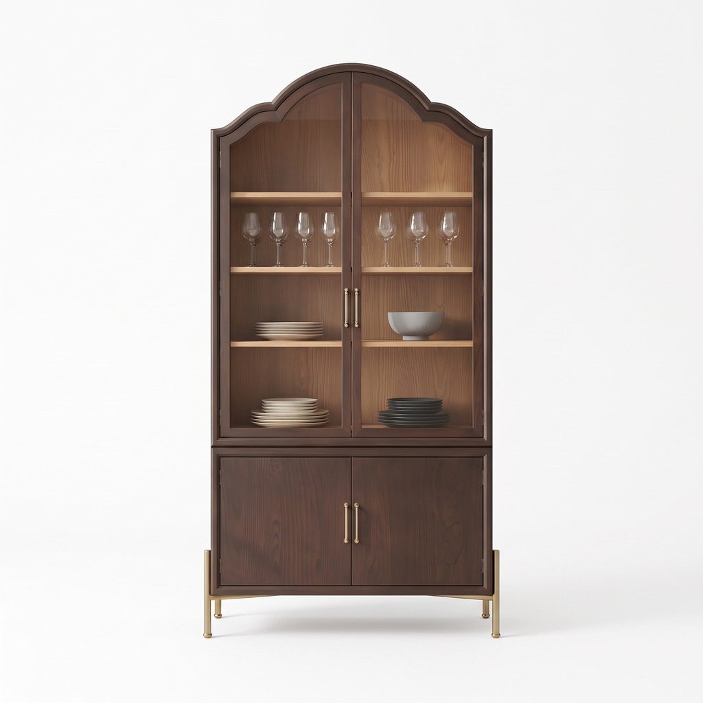 Cedar Meadow Crockery Cabinet — White background angle 1