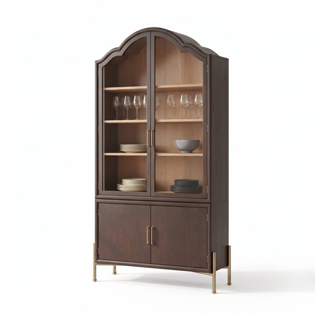 Cedar Meadow Crockery Cabinet — White background angle 3