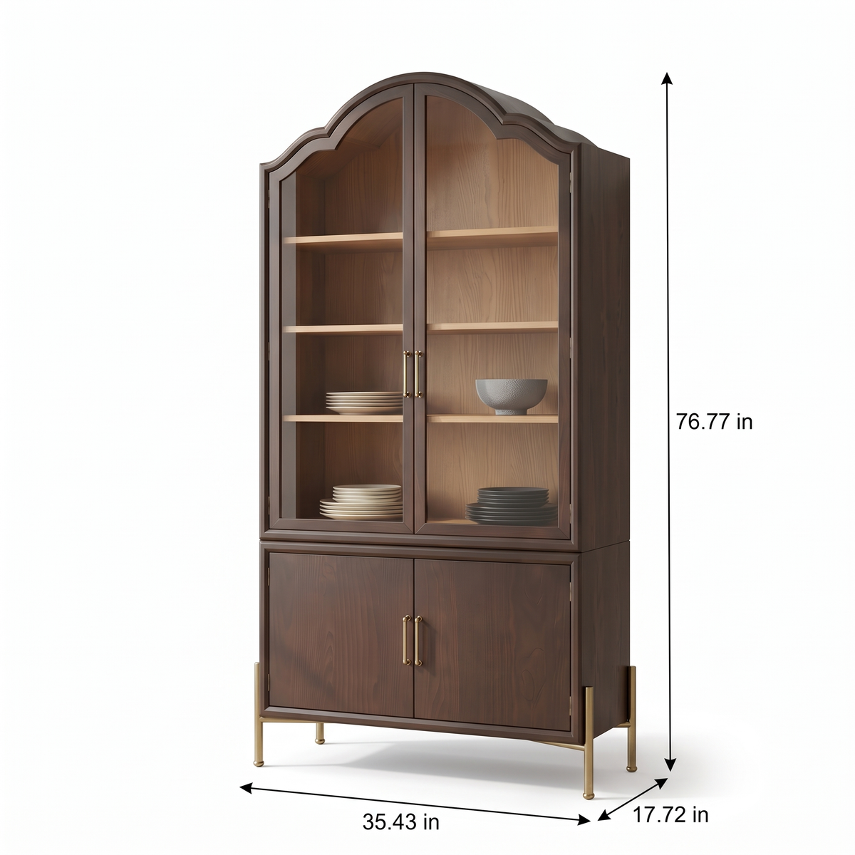 Cedar Meadow Crockery Cabinet — Dimensions