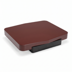 Caspian High-Gloss Coffee Table, side view on a white background