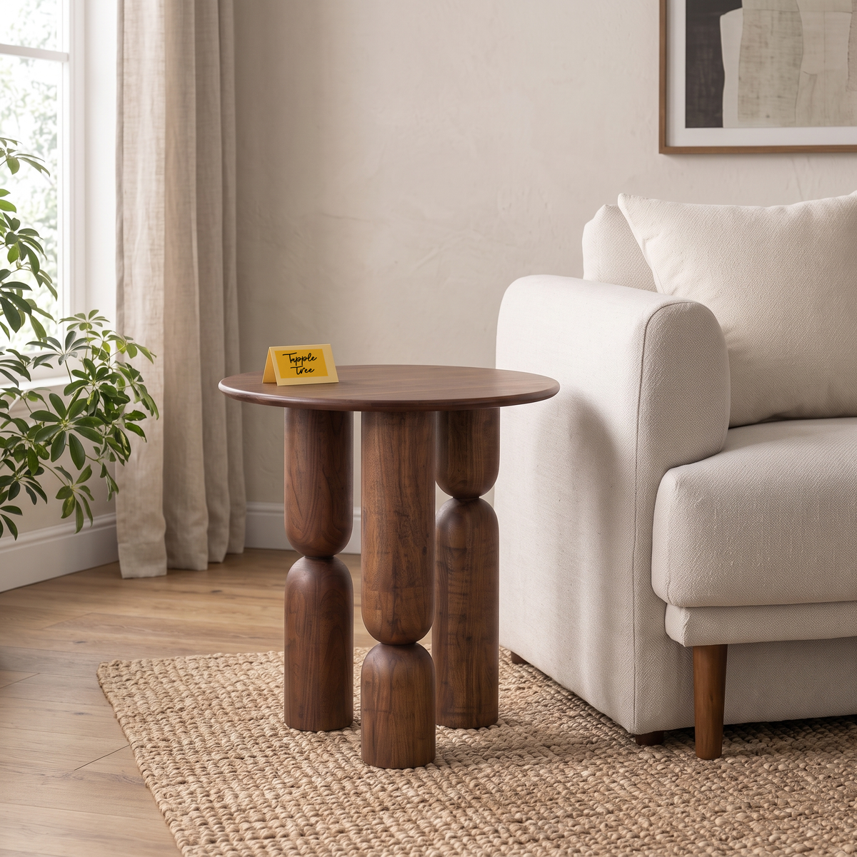 Ellery Stone End Table — Lifestyle angle 1