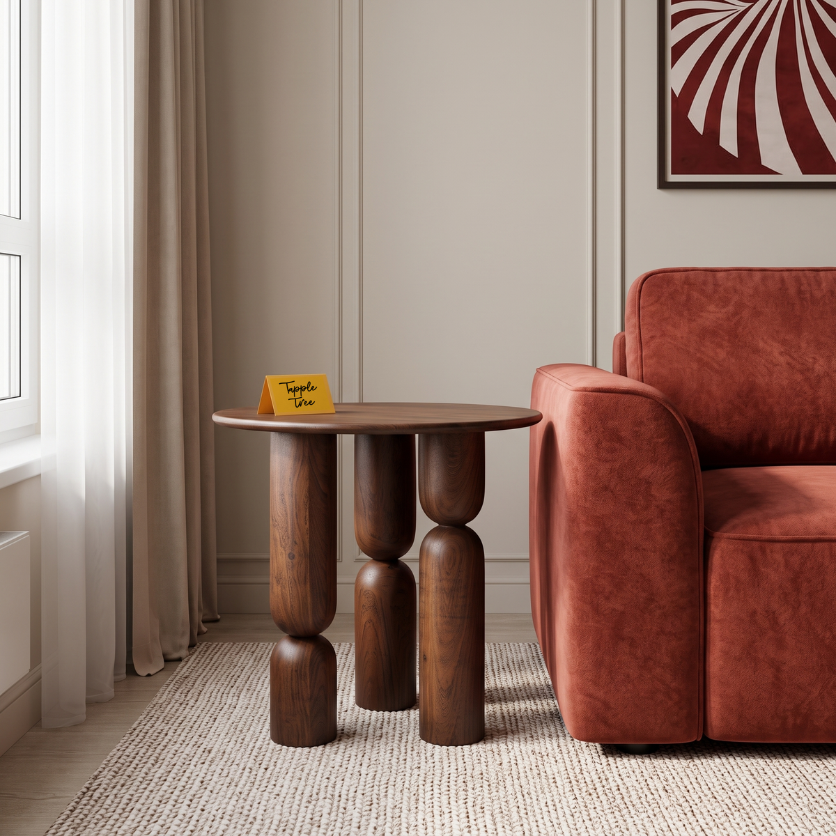 Ellery Stone End Table — Lifestyle angle 3
