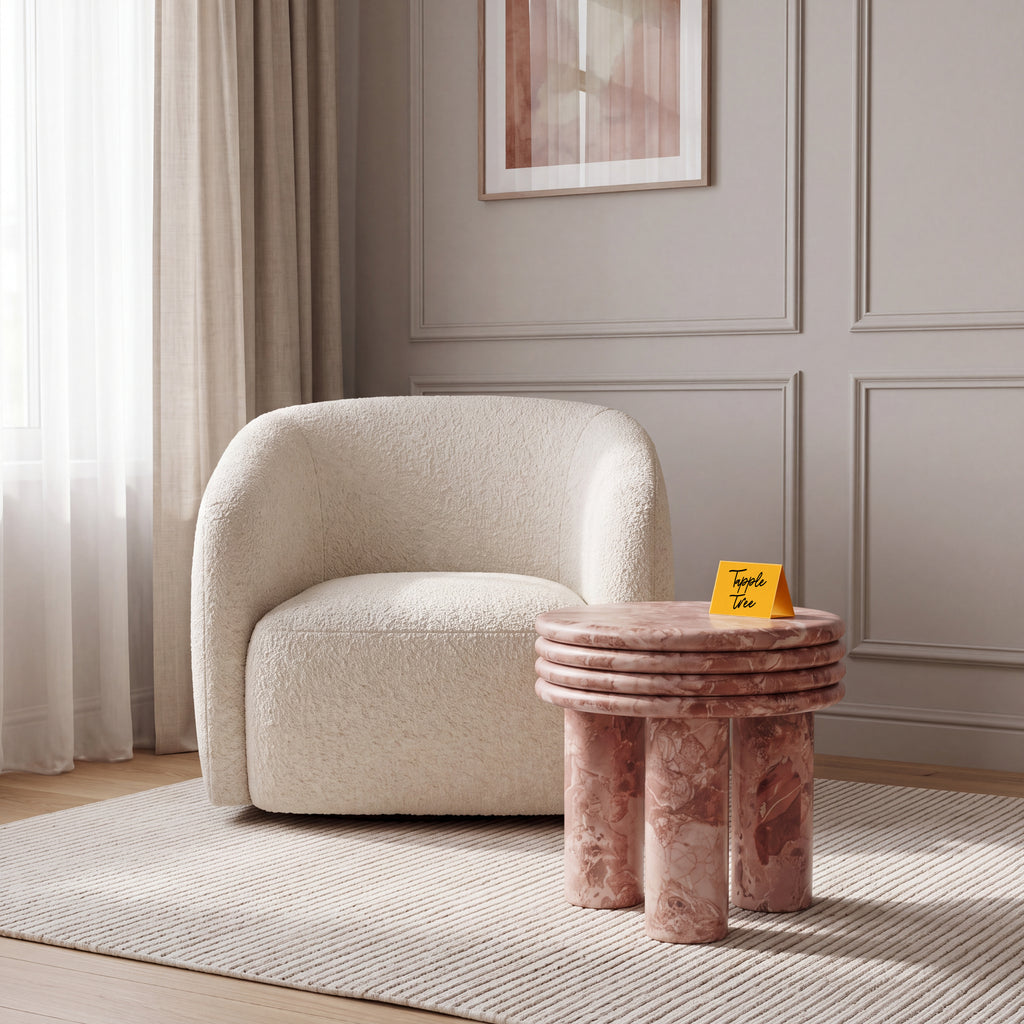Ember Vale End Table — main lifestyle hero