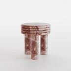Ember Vale End Table — White background angle 2