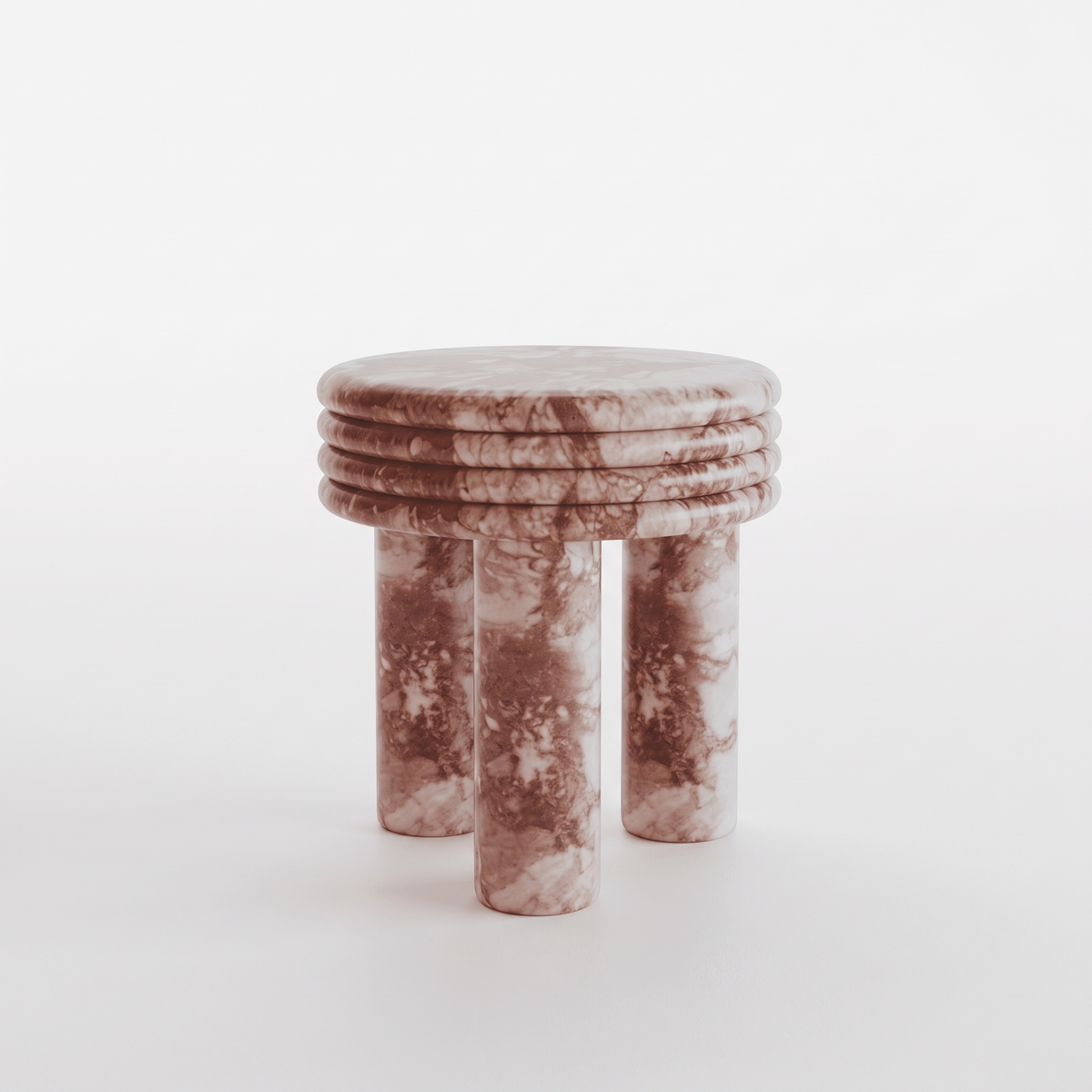 Ember Vale End Table — White background angle 2