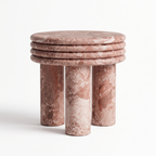 Ember Vale End Table — White background angle 3