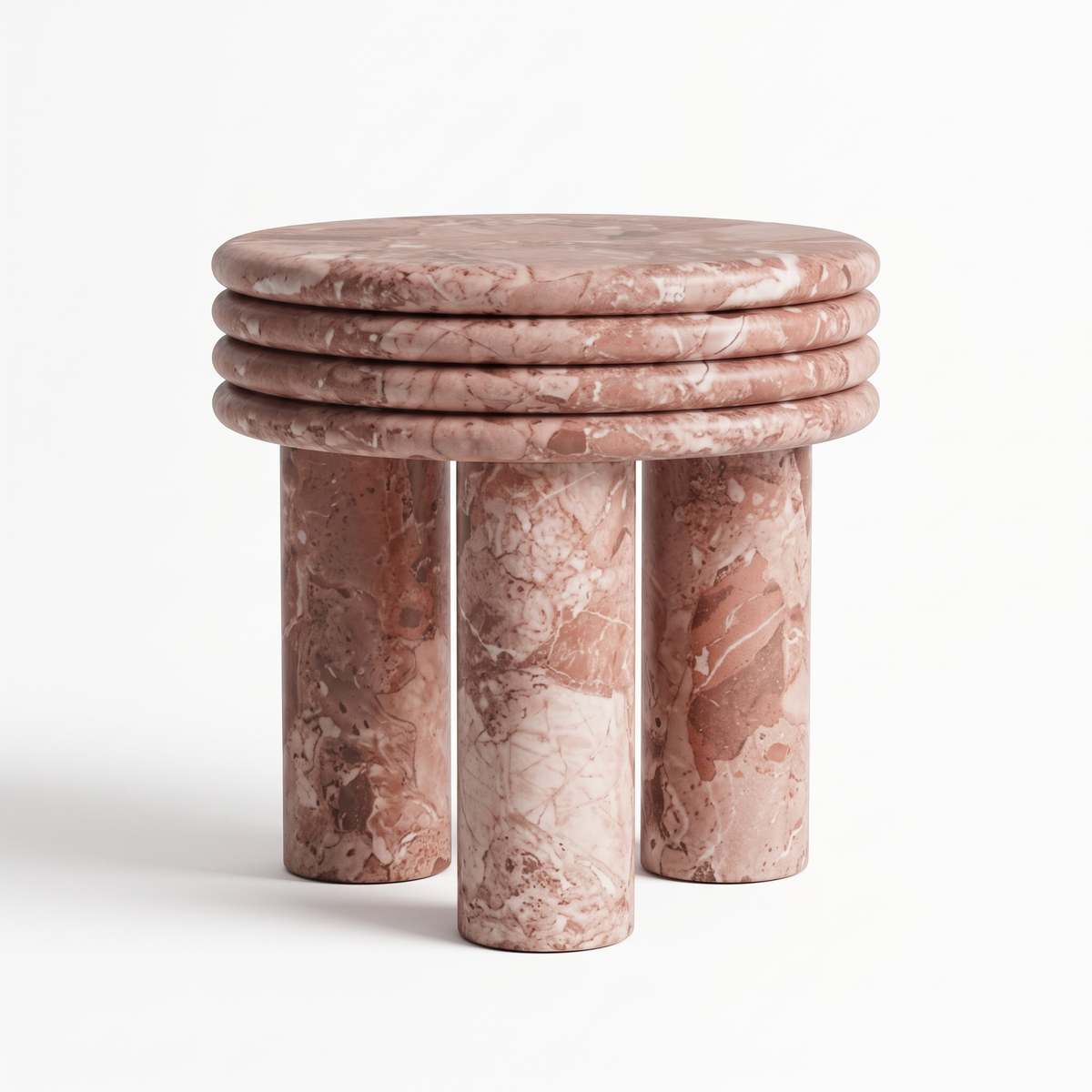 Ember Vale End Table — White background angle 3