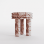 Ember Vale End Table — White background angle 4