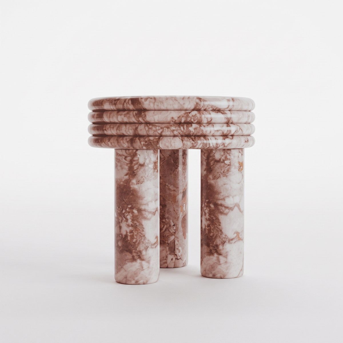 Ember Vale End Table — White background angle 4